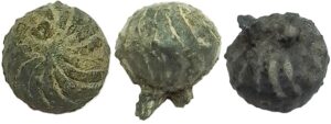 knoop ovaal waaier loodtin lus 10mm (voor 1530)