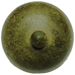 knoop ovaal massief tiet met staafkort 17mm
