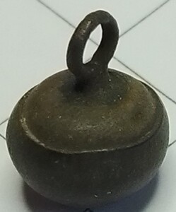 balknoop waarbij bodem in kapje ligt