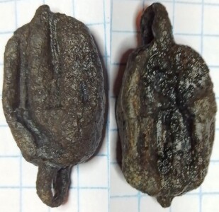 eikel geribd van tin (hol)